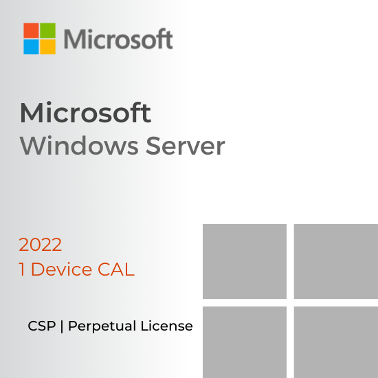 Microsoft Windows Server 2022 (1 Device CAL License) (Perpetual) (CSP